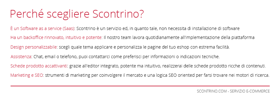 La tua attività ha sede a Oderzo e vorresti iniziare a vendere online? Prova Scontrino, il servizio e-commerce chiavi in mano
